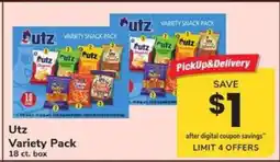 Safeway Utz Variety Pack offer