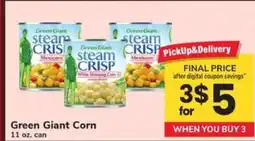 Safeway Green Giant Corn offer