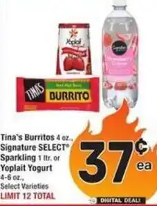 Albertsons Tina's Burritos offer
