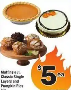 Albertsons Muffins Classic Single offer