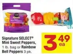 Albertsons Signature select mini sweet peppers offer
