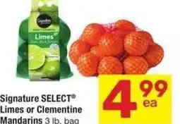 Albertsons Limes or clementine mandarins offer