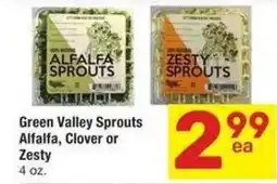 Albertsons Green valley sprouts offer