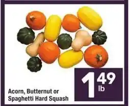 Albertsons Acorn, butternut or spaghetti hard squash offer