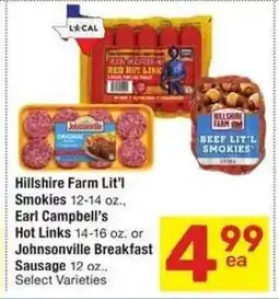 Albertsons Hillshire Farm Lit'l offer