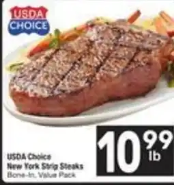 Albertsons USDA CHOICE New york string steak offer