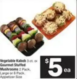 Albertsons Vegetable Kebab Gourmet Stuffed Mushroom offer