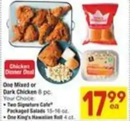 Albertsons One Mixed or Dark Chicken offer