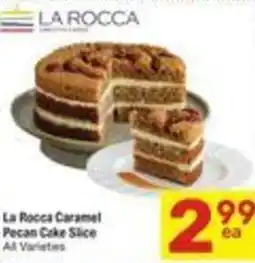 Albertsons La rocca caramel pecam cake slice offer