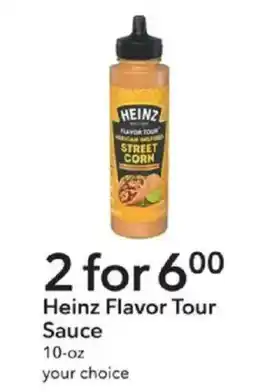 Publix Heinz Flavor Tour Sauce offer