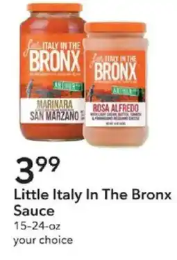 Publix Little Italy In The Bronx Sauce offer