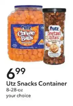 Publix Utz Snacks Container offer