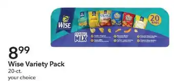 Publix Wise Variety Pack offer