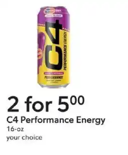 Publix C4 Performance Energy offer