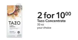 Publix Tazo Concentrate offer