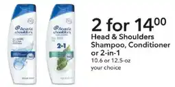 Publix Head & Shoulders Shampoo, Conditioner or 2-in-1 offer