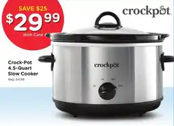 Kroger Crock-Pot 4.5-Quart Slow Cooker offer