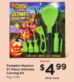 Kroger Pumpkin Masters 21-Piece Ultimate Carving Kit offer