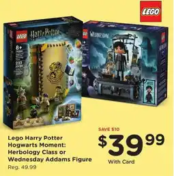 Kroger Lego harry potter hogwarts moment: herbology class or wednesday addams figure offer