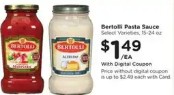 Kroger Bertolli Pasta Sauce offer