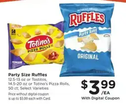 Kroger Party Size Ruffles offer