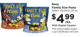 Kroger Rana Family Size Pasta offer