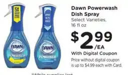 Kroger Dawn Powerwash Dish Spray offer