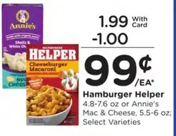 Kroger Hamburger Helper offer