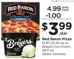 Kroger Red Baron Pizza offer