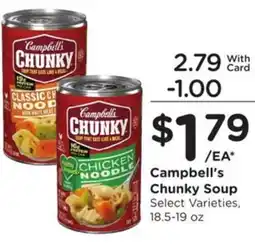 Kroger Campbell's Chunky Soup offer