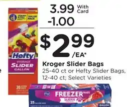 Kroger Kroger Slider Bags offer