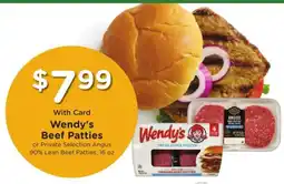 Kroger Wendy's Beef Patties offer