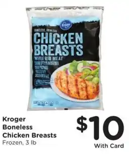 Kroger Kroger Boneless Chicken Breasts Frozen offer