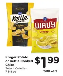 Kroger Kroger Potato or Kettle Cooked Chips offer