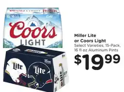 Kroger Miller Lite or Coors Light offer