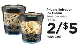 Kroger Private Selection Ice Cream offer