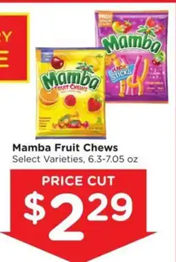 Kroger Mamba Fruit Chews offer