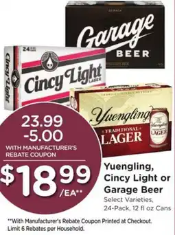 Kroger Yuengling, Cincy Light or Garage Beer offer