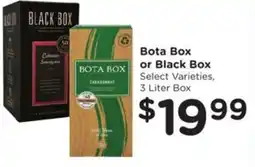 Kroger BOTA BOX or Black BLACK BOX offer
