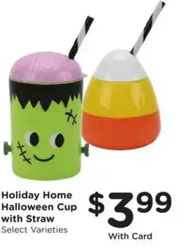 Kroger Holiday Home Halloween Cup with Straw offer