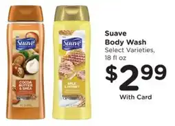 Kroger Suave Body Wash offer