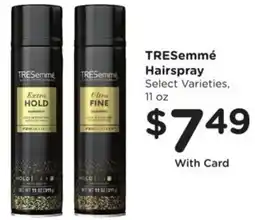 Kroger TRESemmé Hairspray offer