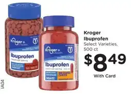 Kroger Kroger Ibuprofen offer
