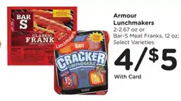 Kroger Armour Lunchmakers offer