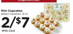 Kroger Mini Cupcakes offer