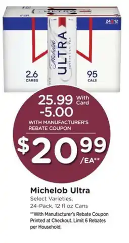 Kroger Michelob Ultra offer