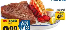Food Lion COLD WATER LOBSTER TAIL offer