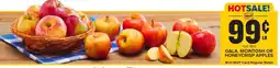 Food Lion Gala, mcintosh or honeycrisp apples offer
