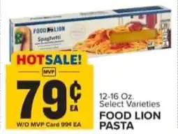 Food Lion FOOD LION PASTA offer