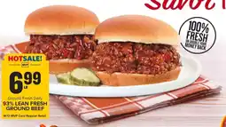 Food Lion 93% lean fresh ground beef offer